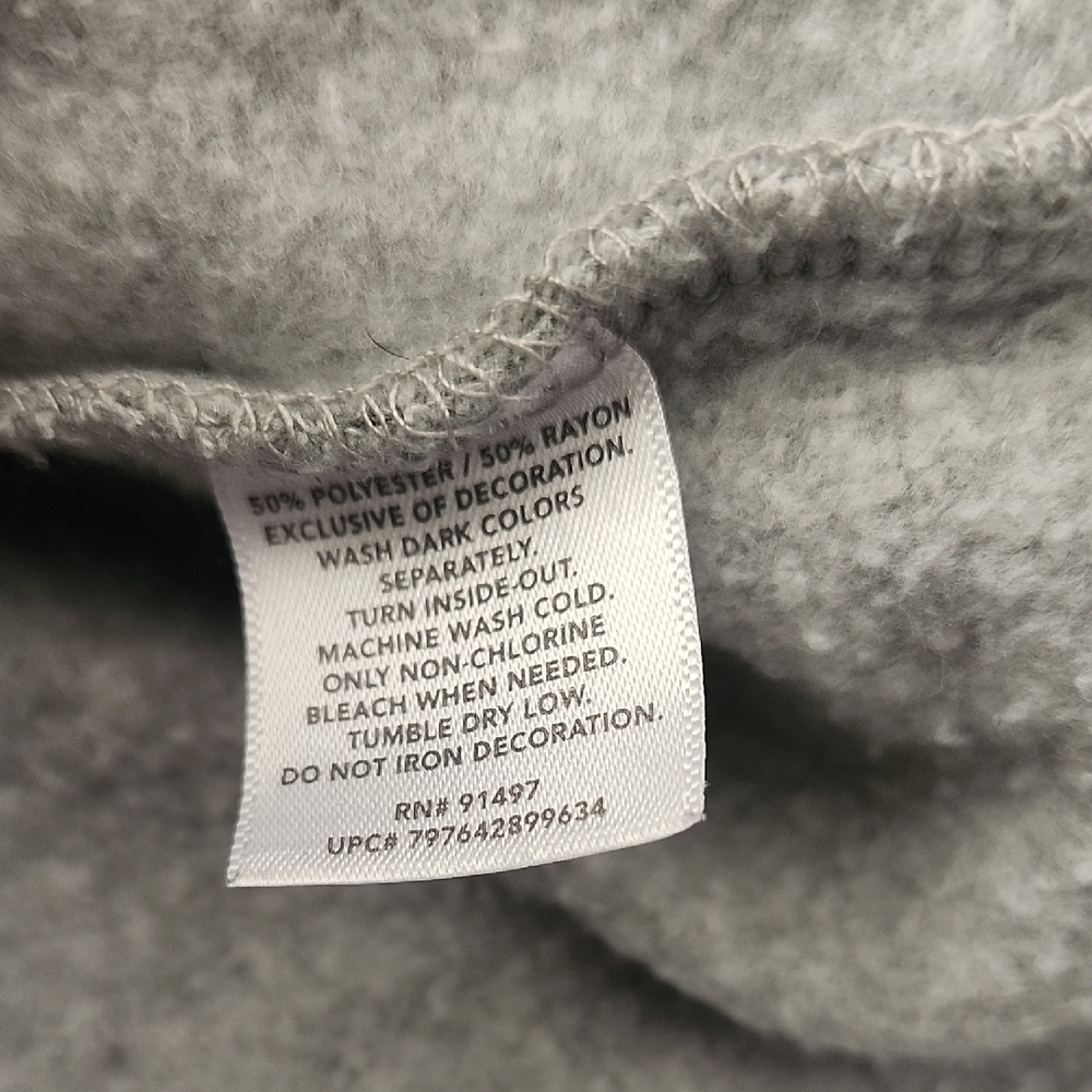 State of Mine Iowa Graphic Sweatshirt Gray Long Sleeve Pullover – Size L - Picture 6 of 6